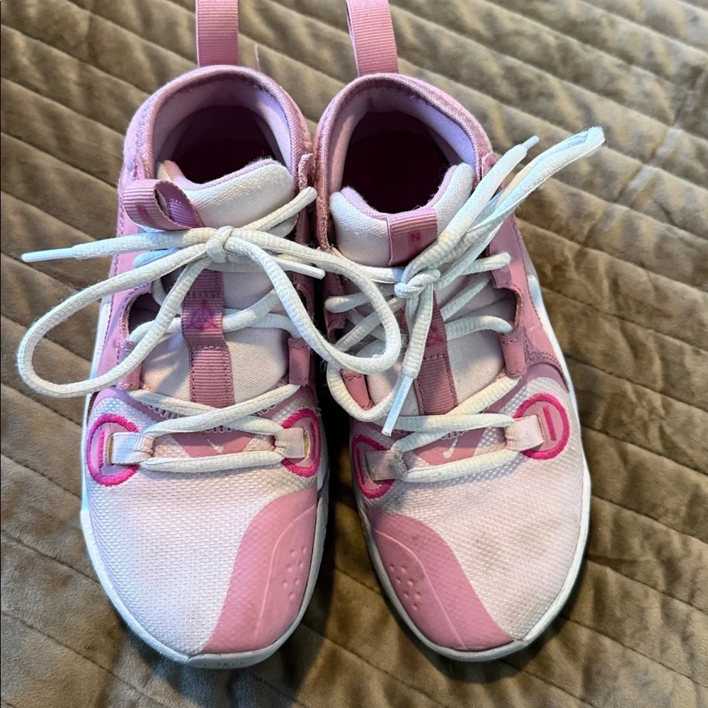 Kids Nike Air Zoom basketball shoes size 1Y - Picture 6 of 8